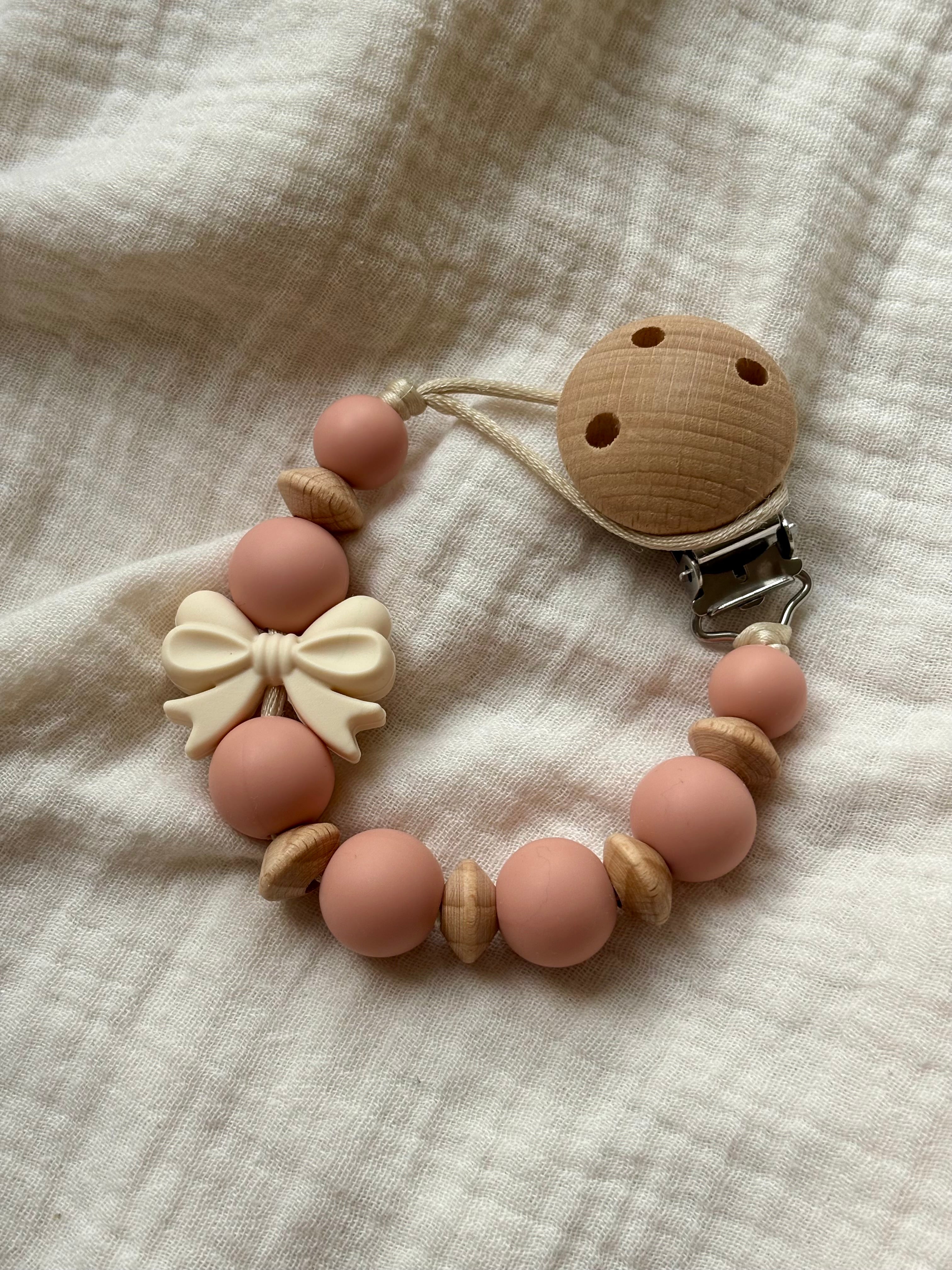 Speenkoord ‘Strik’ | Roze