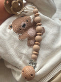 Speenkoord ‘NEWBORN’ | Taupe
