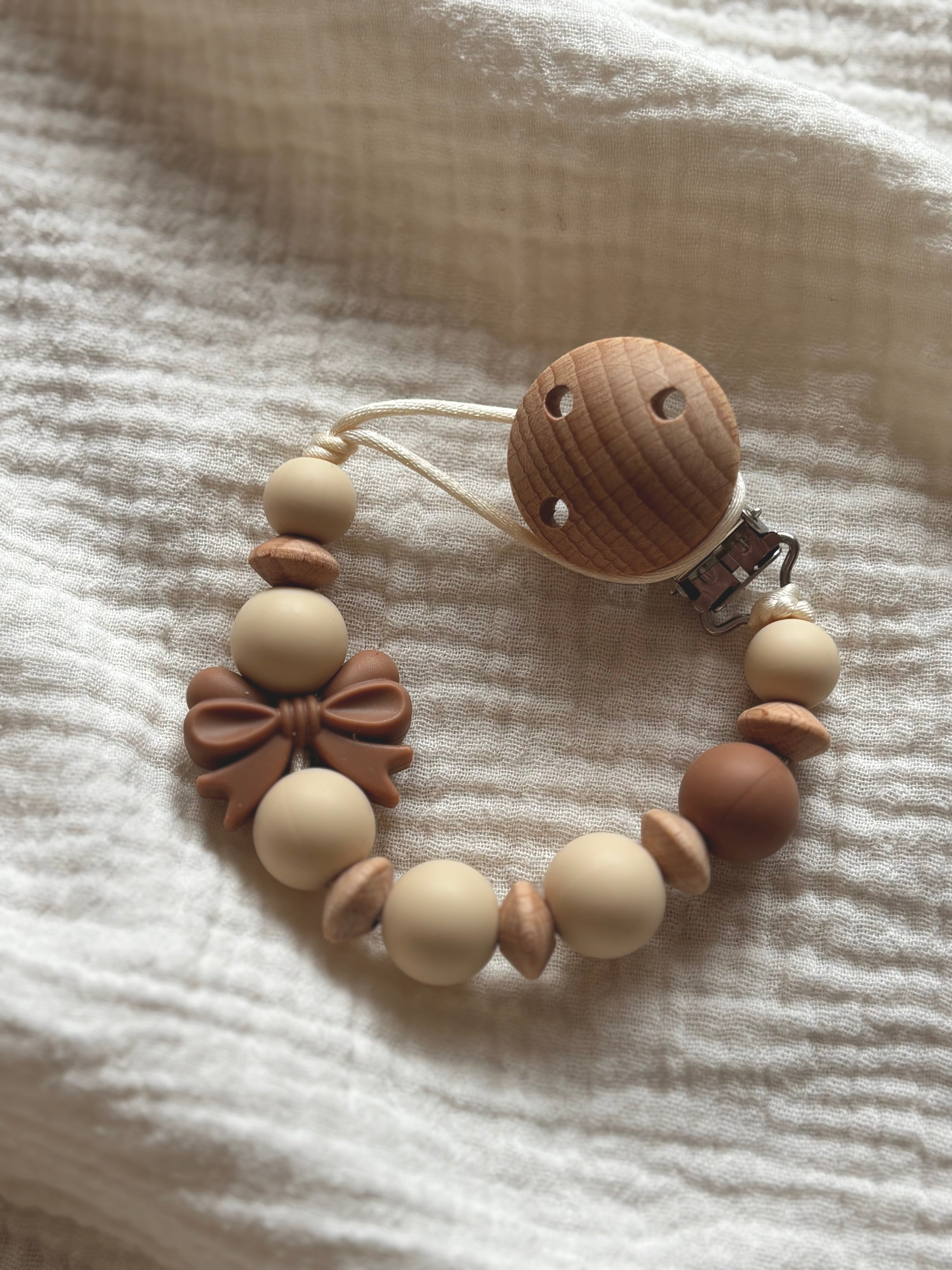 Speenkoord ‘Strik’ | Bruin