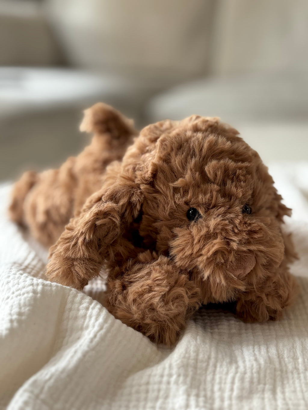 Knuffel ‘Milo’ | Beige & Bruin