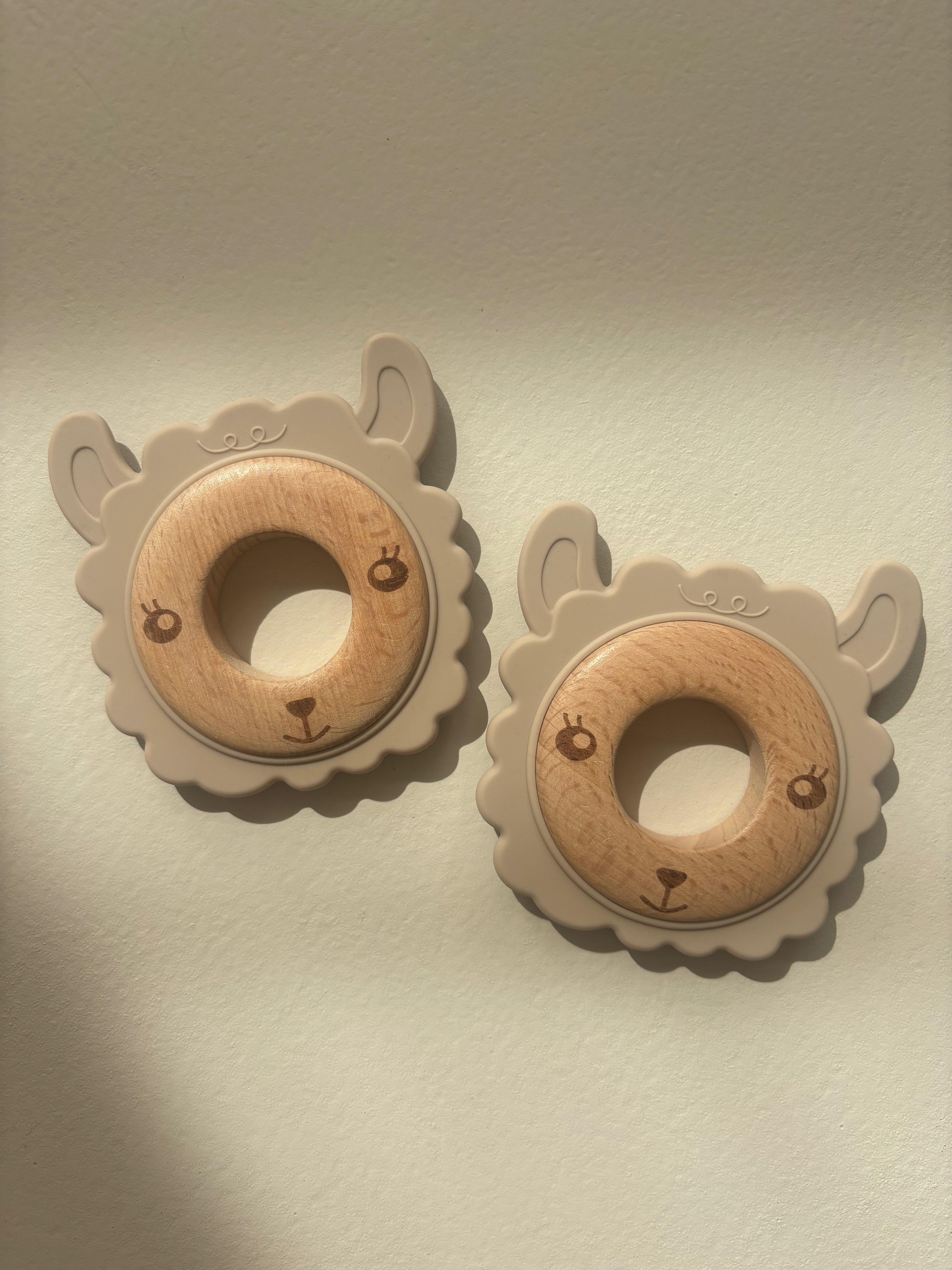 Bijtring 'Schaapje' | Taupe