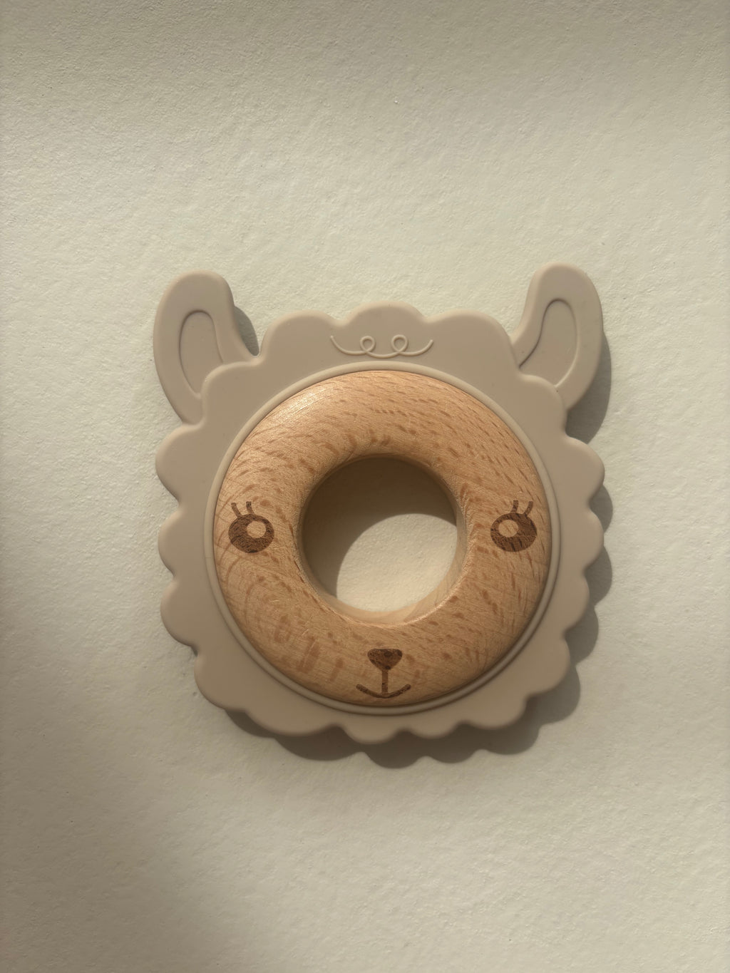 Bijtring 'Schaapje' | Taupe